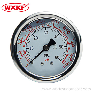 Shockproof pressure gauges manometer